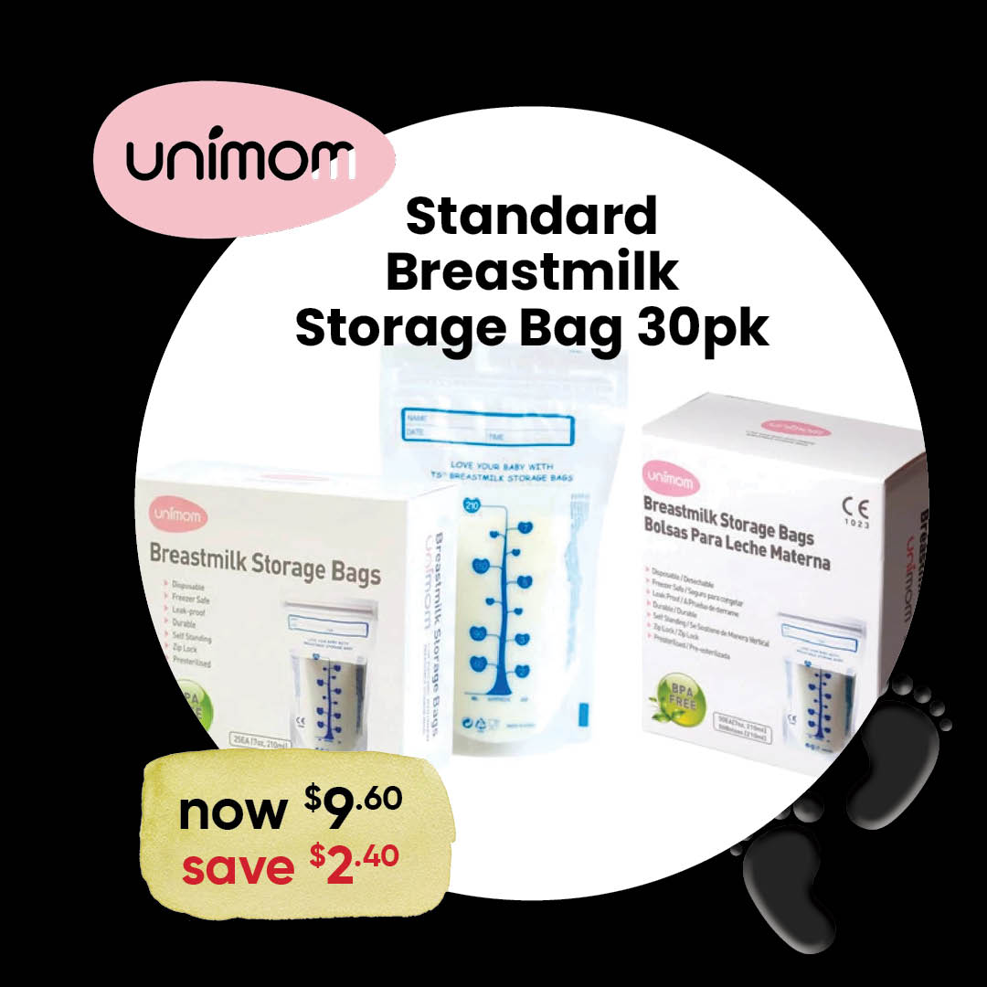 Save $2.40 on Unimom Standard Breastmilk Storage Bag 30pk